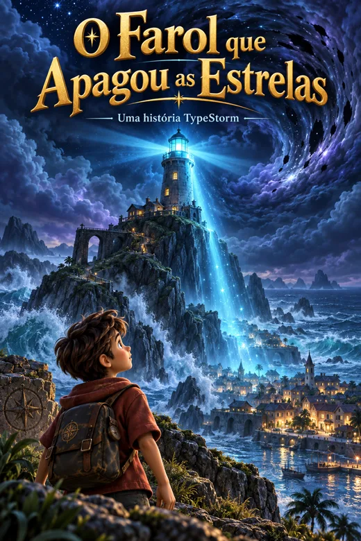 Capa de O Farol que Apagou as Estrelas