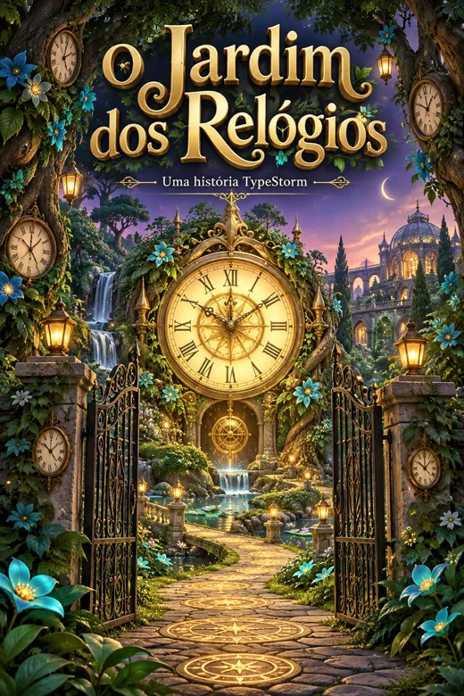 Capa de O Jardim dos Relógios